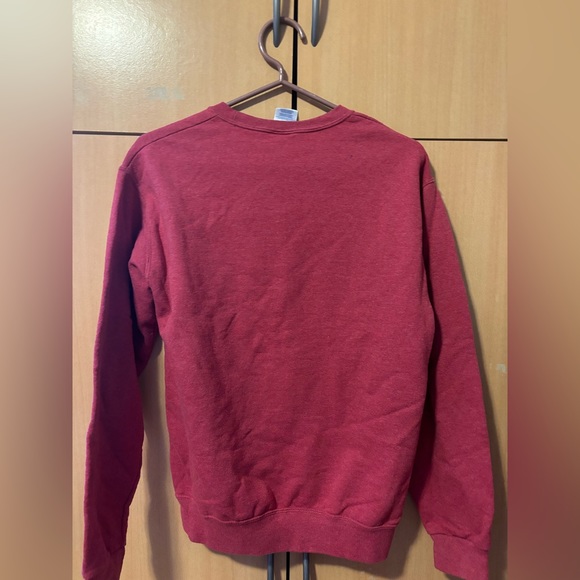 Jerzees Red Bermuda Graphic Crewneck Sweater - Picture 3 of 5